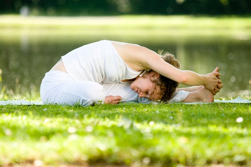 Reclining Bound Angle Pose